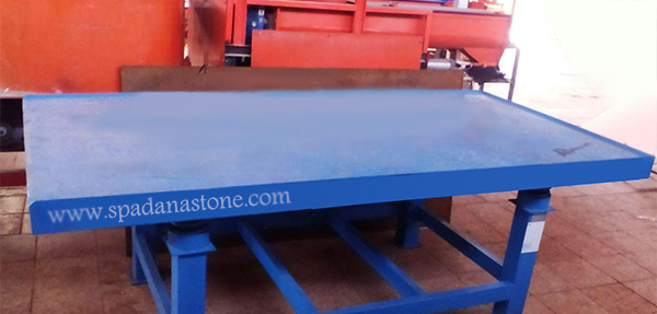 Producing machines for artificial stone