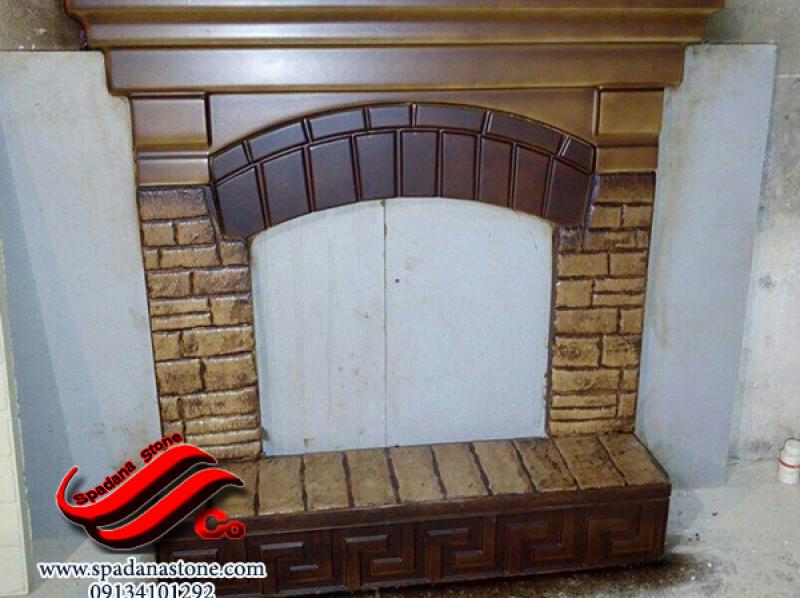 قالب شومینه بتنی