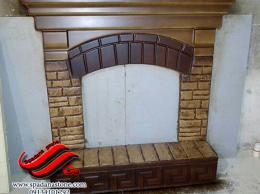 قالب شومینه بتنی