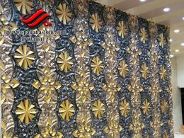 سنگ مصنوعی نما مدل نیلوفر در ابعاد 45*45cm