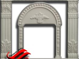 concrete fireplace mold code  21