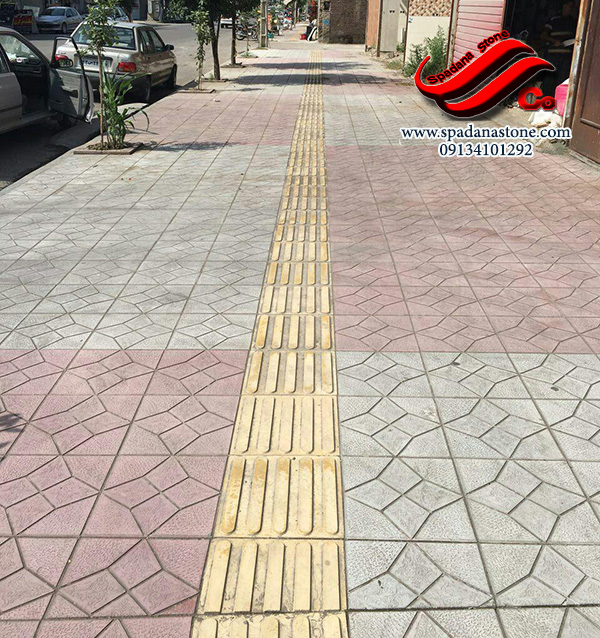 موزاییک پیاده رو از قالب های اسپادانا